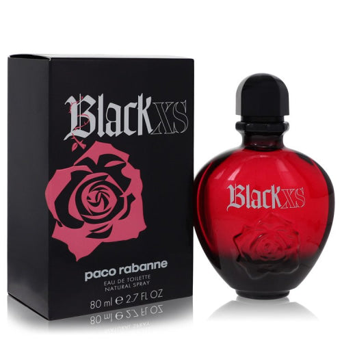 Black XS by Paco RabanneEau De Toilette Spray 2.7 oz 2.7 oz / 80 ml / Alcohol, Amber, Woody, Aldehyde, Oils Women