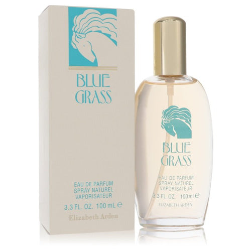 Blue Grass by Elizabeth ArdenEau De Parfum Spray 3.3 oz 3.3 oz / 100 ml / Alcohol, Amber, Woody, Aldehyde, Oils Women