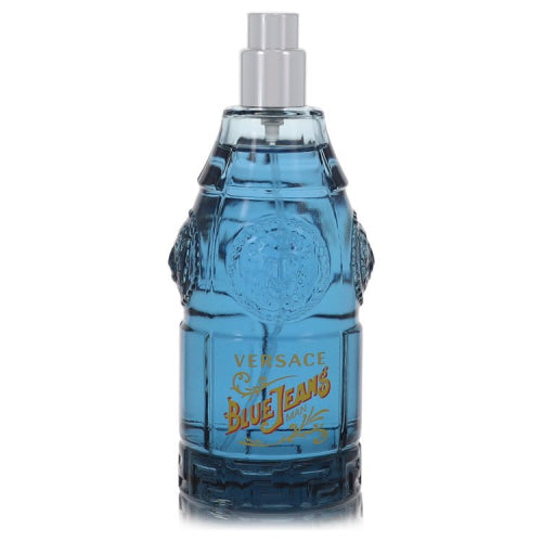 Blue Jeans by VersaceEau De Toilette Spray (Tester New Packaging) 2.5 oz 2.5 oz / 75 ml / Alcohol, Amber, Woody, Aldehyde, Oils Men