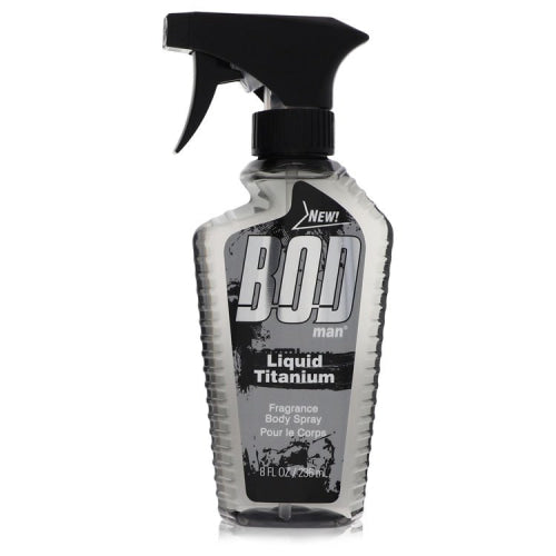 Bod Man Liquid Titanium by Parfums De CoeurFragrance Body Spray 8 oz 8 oz / 240 ml / Alcohol, Amber, Woody, Aldehyde, Oils Men