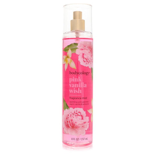 Bodycology Pink Vanilla Wish by BodycologyFragrance Mist Spray 8 oz 8 oz / 240 ml / Alcohol, Amber, Woody, Aldehyde, Oils Women