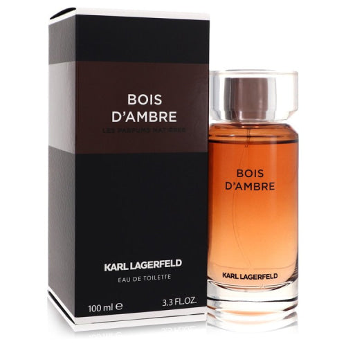 Bois D’ambre by Karl LagerfeldEau De Toilette Spray 3.3 oz 3.3 oz / 100 ml / Alcohol, Amber, Woody, Aldehyde, Oils Men