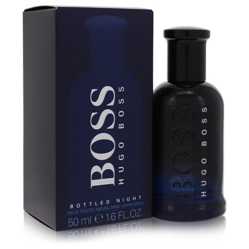 Boss Bottled Night by Hugo BossEau De Toilette Spray 1.7 oz 1.7 oz / 50 ml / Alcohol, Amber, Woody, Aldehyde, Oils Men