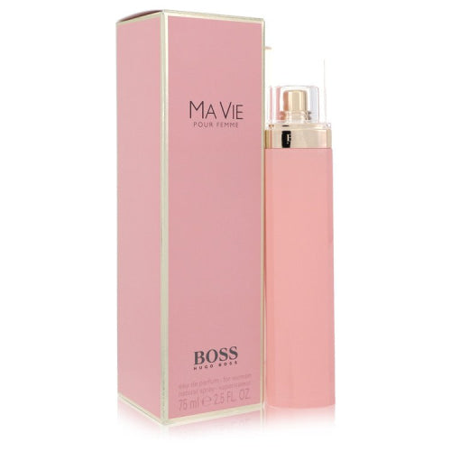 Boss Ma Vie by Hugo BossEau De Parfum Spray 2.5 oz 2.5 oz / 75 ml / Alcohol, Amber, Woody, Aldehyde, Oils Women