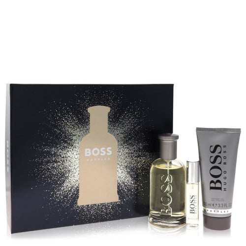 Boss No. 6 by Hugo BossGift Set -- 3.3 oz Eau De Toilette Spray + 0.3 oz Mini EDT Spray + 3.4 oz Shower Gel -- / -- / Alcohol, Amber,