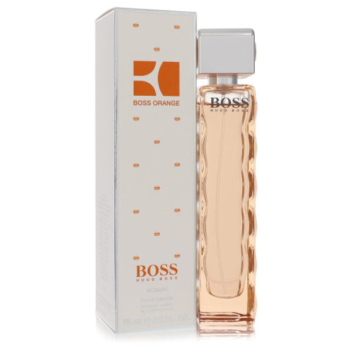 Boss Orange by Hugo BossEau De Toilette Spray 2.5 oz 2.5 oz / 75 ml / Alcohol, Amber, Woody, Aldehyde, Oils Women