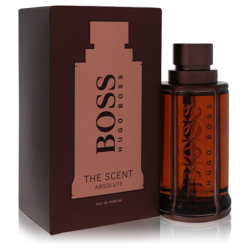 Boss The Scent Absolute by Hugo BossEau De Parfum Spray 3.3 oz 3.3 oz / 100 ml / Alcohol, Amber, Woody, Aldehyde, Oils Men