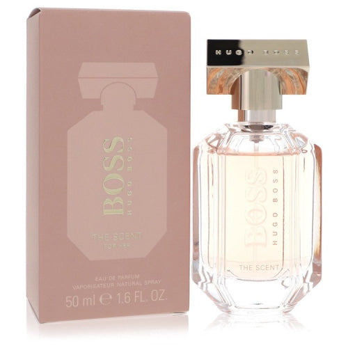 Boss The Scent by Hugo BossEau De Parfum Spray 1.7 oz 1.7 oz / 50 ml / Alcohol, Amber, Woody, Aldehyde, Oils Women