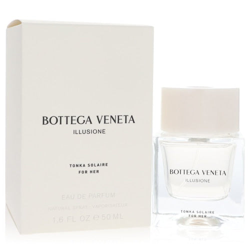 Bottega Veneta Illusione Tonka Solaire by Bottega VenetaEau De Parfum Spray 1.7 oz 1.7 oz / 50 ml / Alcohol, Amber, Woody, Aldehyde, Oils