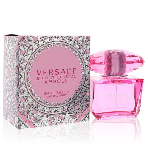 Bright Crystal Absolu by VersaceEau De Parfum Spray 3 oz 3 oz / 90 ml / Alcohol, Amber, Woody, Aldehyde, Oils Women