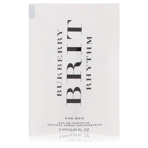 Burberry Brit Rhythm by BurberryVial (sample).06 oz.06 oz / 2 ml / Alcohol, Amber, Woody, Aldehyde, Oils Women