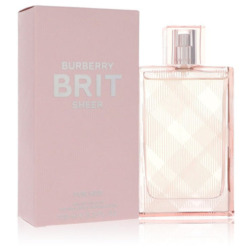 Burberry Brit Sheer by BurberryEau De Toilette Spray 3.4 oz 3.4 oz / 100 ml / Alcohol, Amber, Woody, Aldehyde, Oils Women