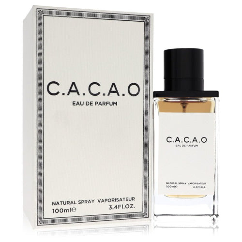 C.A.C.A.O. by Fragrance WorldEau De Parfum Spray (Unisex) 3.4 oz 3.4 oz / 100 ml / Alcohol, Amber, Woody, Aldehyde, Oils Unisex