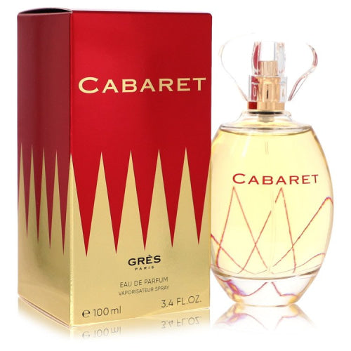 Cabaret by Parfums GresEau De Parfum Spray 3.4 oz 3.4 oz / 100 ml / Alcohol, Amber, Woody, Aldehyde, Oils Women