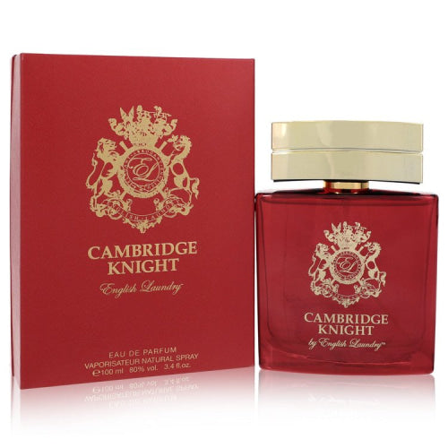 Cambridge Knight by English LaundryEau De Parfum Spray 3.4 oz 3.4 oz / 100 ml / Alcohol, Amber, Woody, Aldehyde, Oils Men
