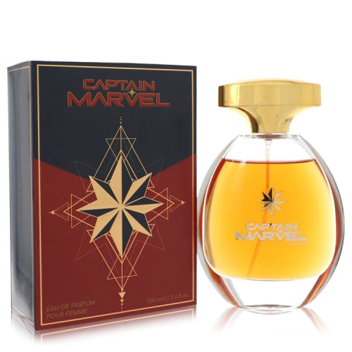Captain Marvel by MarvelEau De Parfum Spray 3.4 oz 3.4 oz / 100 ml / Alcohol, Amber, Woody, Aldehyde, Oils Women