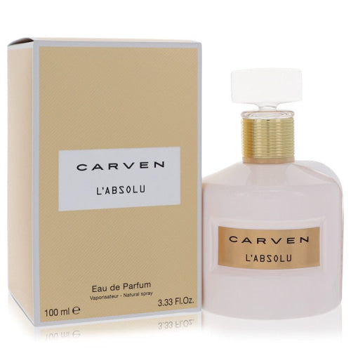 Carven L’absolu by CarvenEau De Parfum Spray 3.3 oz 3.3 oz / 100 ml / Alcohol, Amber, Woody, Aldehyde, Oils Women