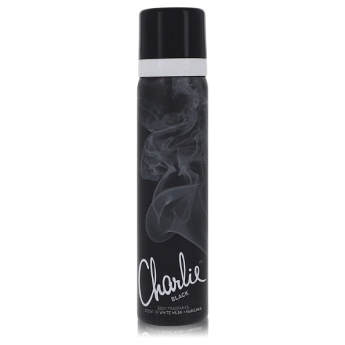 Charlie Black by RevlonBody Fragrance Spray 2.5 oz 2.5 oz / 75 ml / Alcohol, Amber, Woody, Aldehyde, Oils Women