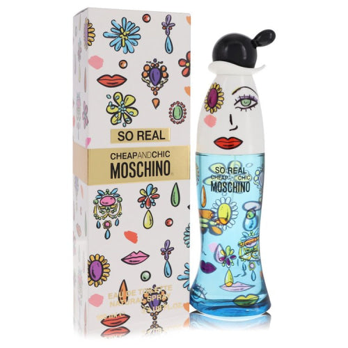 Cheap & Chic So Real by MoschinoEau De Toilette Spray 3.4 oz 3.4 oz / 100 ml / Alcohol, Amber, Woody, Aldehyde, Oils Women