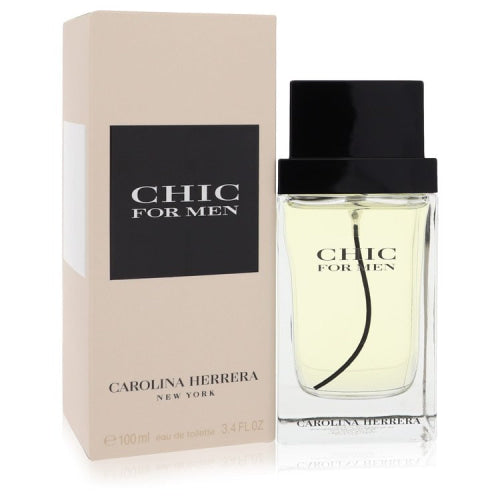 Chic by Carolina HerreraEau De Toilette Spray 3.4 oz 3.4 oz / 100 ml / Alcohol, Amber, Woody, Aldehyde, Oils Men