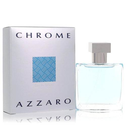 Chrome by AzzaroEau De Toilette Spray 1 oz 1 oz / 30 ml / Alcohol, Amber, Woody, Aldehyde, Oils Men