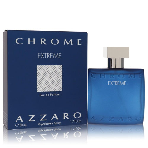 Chrome Extreme by AzzaroEau De Parfum Spray 1.7 oz 1.7 oz / 50 ml / Alcohol, Amber, Woody, Aldehyde, Oils Men