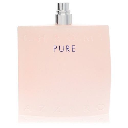 Chrome Pure by AzzaroEau De Toilette Spray (Tester) 3.4 oz 3.4 oz / 100 ml / Alcohol, Amber, Woody, Aldehyde, Oils Men