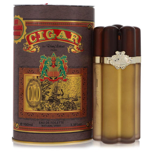 Cigar by Remy LatourEau De Toilette Spray 3.4 oz 3.4 oz / 100 ml / Alcohol, Amber, Woody, Aldehyde, Oils Men