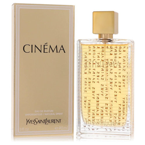 Cinema by Yves Saint LaurentEau De Parfum Spray 3 oz 3 oz / 90 ml / Alcohol, Amber, Woody, Aldehyde, Oils Women