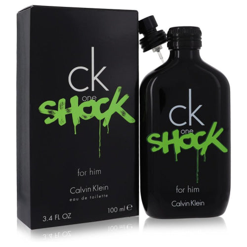 CK One Shock by Calvin KleinEau De Toilette Spray 3.4 oz 3.4 oz / 100 ml / Alcohol, Amber, Woody, Aldehyde, Oils Men
