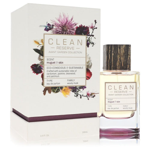 Clean Reserve Muguet & Skin by CleanEau De Parfum Spray (Unisex) 3.4 oz 3.4 oz / 100 ml / Alcohol, Amber, Woody, Aldehyde, Oils Unisex