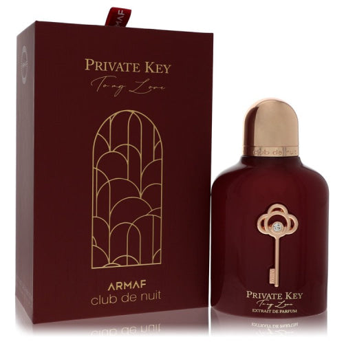 Club De Nuit Private Key To My Love by ArmafExtrait De Parfum Spray (Unisex) 3.4 oz 3.4 oz / 100 ml / Alcohol, Amber, Woody, Aldehyde, Oils