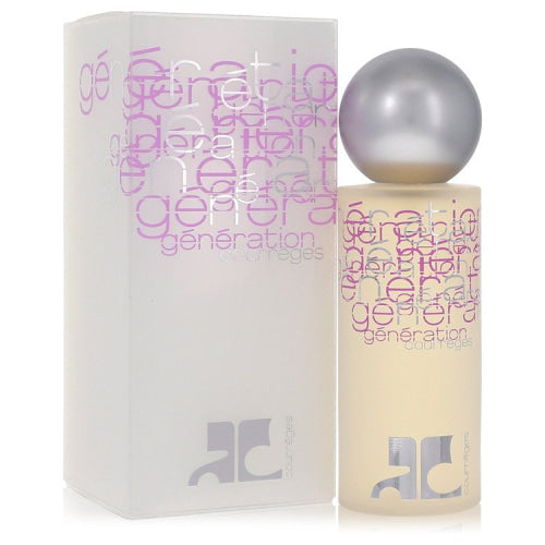 Courreges Generation by CourregesEau De Toilette Spray 3.4 oz 3.4 oz / 100 ml / Alcohol, Amber, Woody, Aldehyde, Oils Women