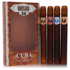 Cuba Gold by FragluxeGift Set -- Cuba Variety Set includes All Four 1.15 oz Sprays Cuba Red Cuba Blue Cuba Gold and Cuba Orange 1.15 oz