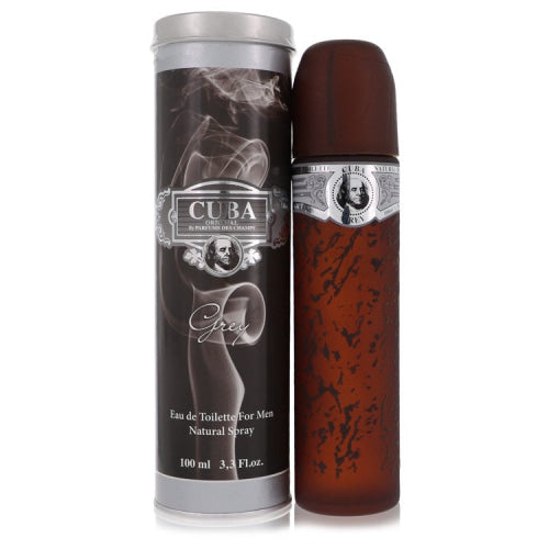 Cuba Grey by FragluxeEau De Toilette Spray 3.4 oz 3.4 oz / 100 ml / Alcohol, Amber, Woody, Aldehyde, Oils Men