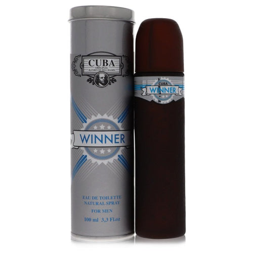 Cuba Winner by FragluxeEau De Toilette Spray 3.4 oz 3.4 oz / 100 ml / Alcohol, Amber, Woody, Aldehyde, Oils Men