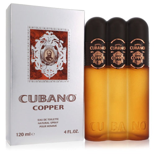 Cubano Copper by CubanoEau De Toilette Spray 4 oz 4 oz / 120 ml / Alcohol, Amber, Woody, Aldehyde, Oils Men