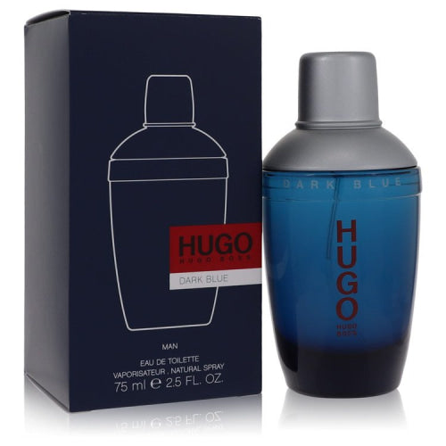 Dark Blue by Hugo BossEau De Toilette Spray 2.5 oz 2.5 oz / 75 ml / Alcohol, Amber, Woody, Aldehyde, Oils Men