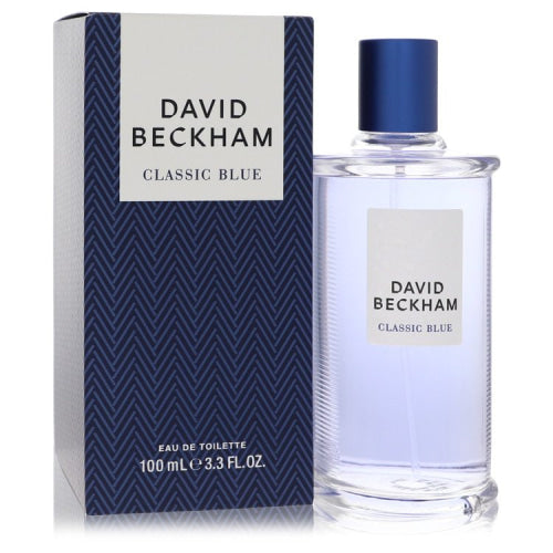 David Beckham Classic Blue by David BeckhamEau De Toilette Spray 3.3 oz 3.3 oz / 100 ml / Alcohol, Amber, Woody, Aldehyde, Oils Men