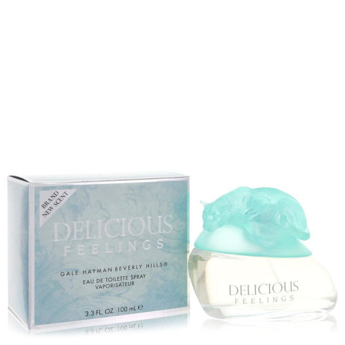 Delicious Feelings by Gale HaymanEau De Toilette Spray (New Packaging) 3.4 oz 3.4 oz / 100 ml / Alcohol, Amber, Woody, Aldehyde, Oils Women
