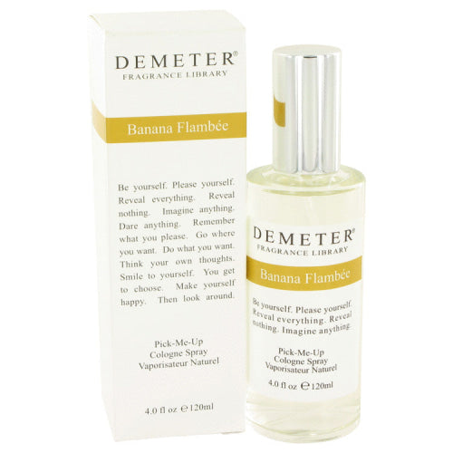 Demeter Banana Flambee by DemeterCologne Spray 4 oz 4 oz / 120 ml / Alcohol, Amber, Woody, Aldehyde, Oils Women