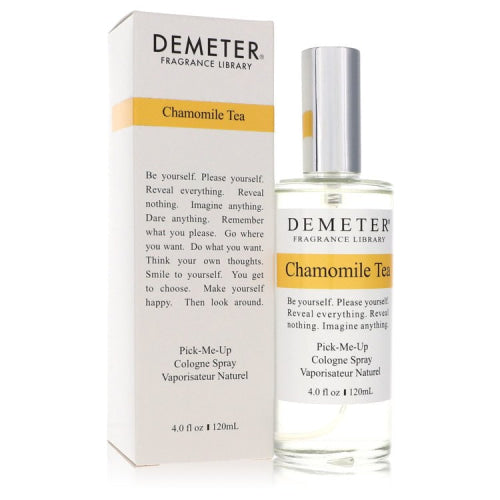 Demeter Chamomile Tea by DemeterCologne Spray 4 oz 4 oz / 120 ml / Alcohol, Amber, Woody, Aldehyde, Oils Women