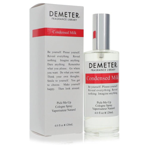 Demeter Condensed Milk by DemeterPick Me Up Cologne Spray (Unisex) 4 oz 4 oz / 120 ml / Alcohol, Amber, Woody, Aldehyde, Oils Unisex