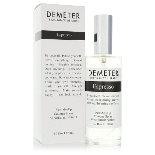 Demeter Espresso by DemeterCologne Spray 4 oz 4 oz / 120 ml / Alcohol, Amber, Woody, Aldehyde, Oils Women