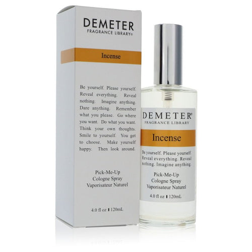 Demeter Incense by DemeterCologne Spray (Unisex) 4 oz 4 oz / 120 ml / Alcohol, Amber, Woody, Aldehyde, Oils Unisex