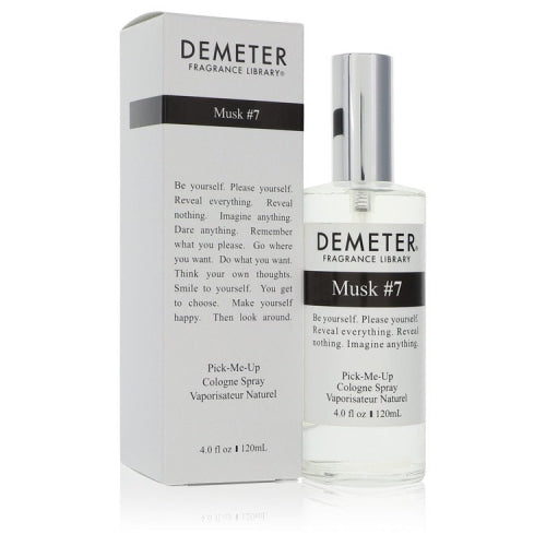 Demeter Musk #7 by DemeterCologne Spray (Unisex) 4 oz 4 oz / 120 ml / Alcohol, Amber, Woody, Aldehyde, Oils Unisex