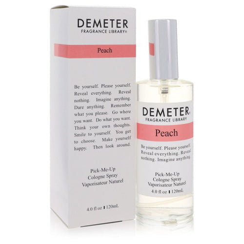 Demeter Peach by DemeterCologne Spray 4 oz 4 oz / 120 ml / Alcohol, Amber, Woody, Aldehyde, Oils Women