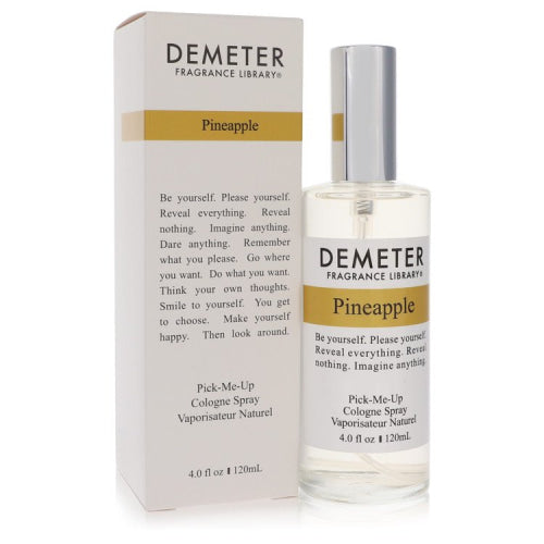 Demeter Pineapple by DemeterCologne Spray (Formerly Blue Hawaiian Unisex) 4 oz 4 oz / 120 ml / Alcohol, Amber, Woody, Aldehyde, Oils Unisex