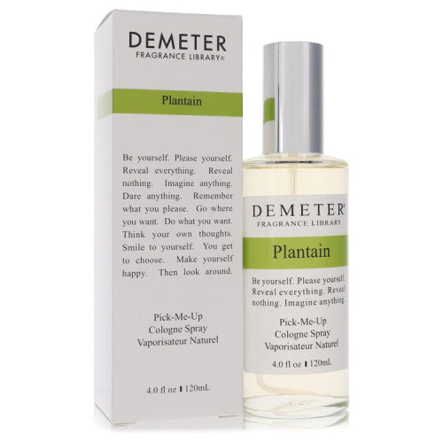 Demeter Plantain by DemeterCologne Spray 4 oz 4 oz / 120 ml / Alcohol, Amber, Woody, Aldehyde, Oils Women