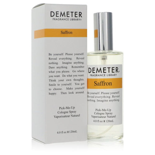 Demeter Saffron by DemeterCologne Spray (Unisex) 4 oz 4 oz / 120 ml / Alcohol, Amber, Woody, Aldehyde, Oils Unisex